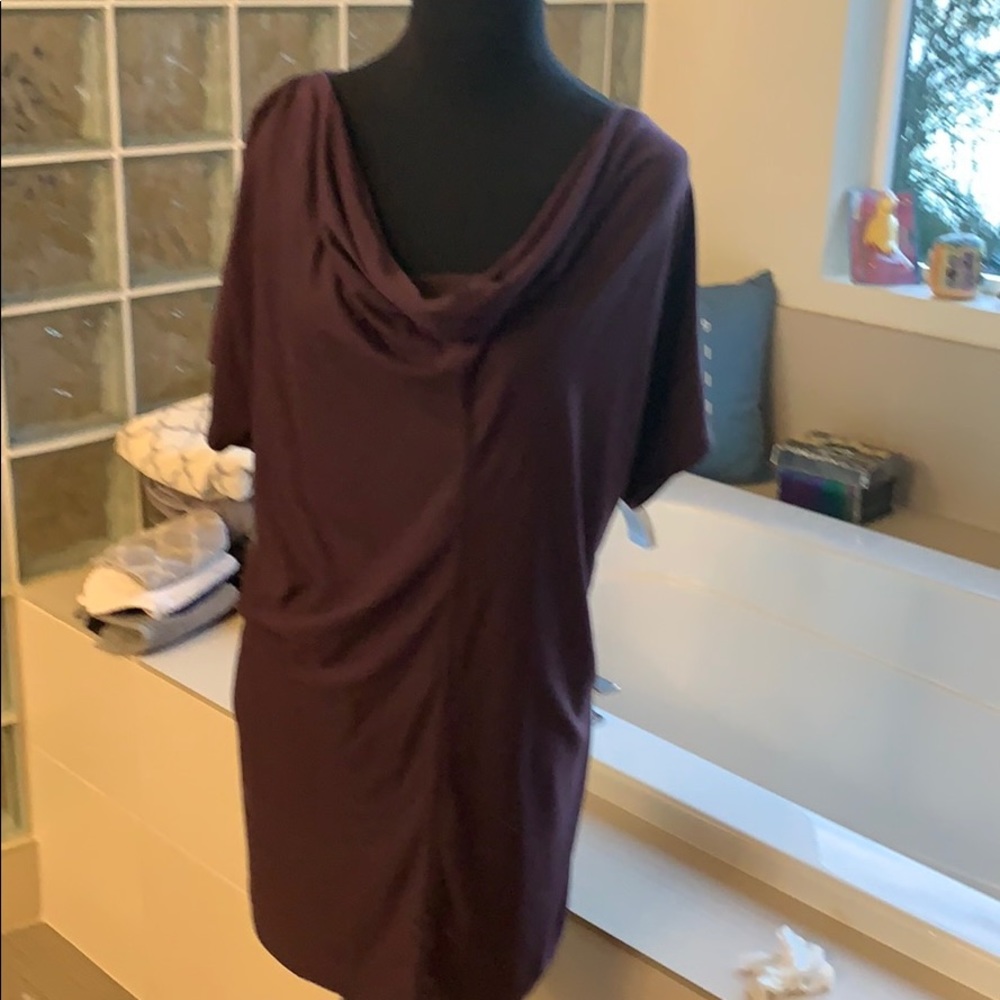 Eggplant tunic, great with leggings
